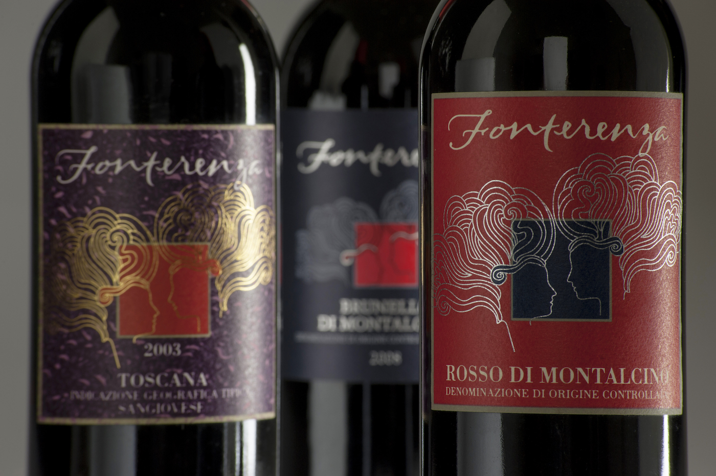 Campi di Fonterenza - etichetta Rosso e Brunello di Montalcino